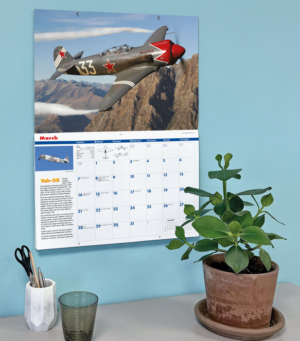Golden Age of Flight 2027 Large Wall Calendar