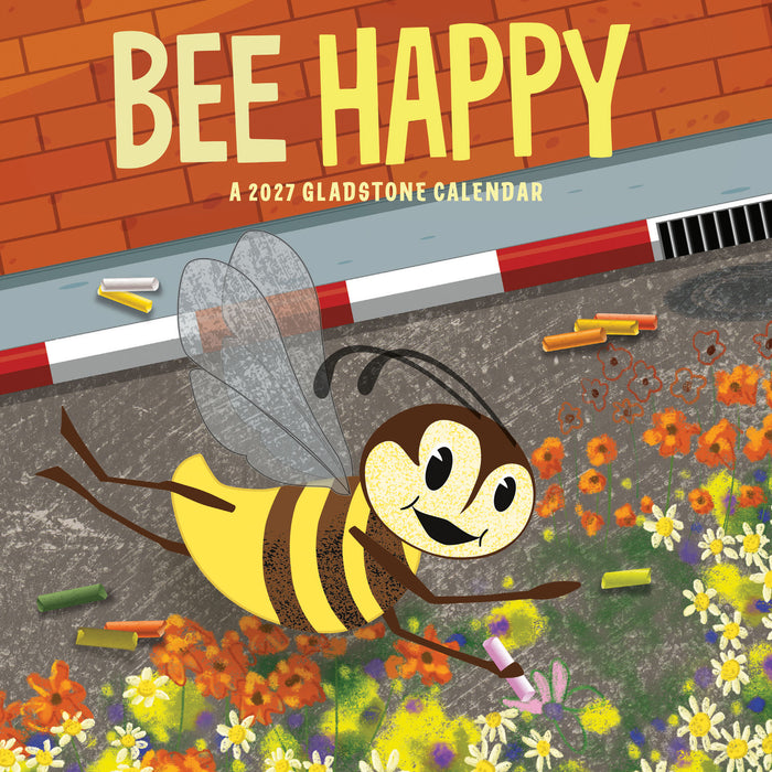 Bee Happy 2027 Mini Wall Calendar