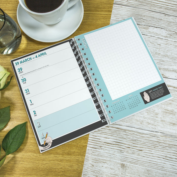 Left Handed 2027 Weekly Diary