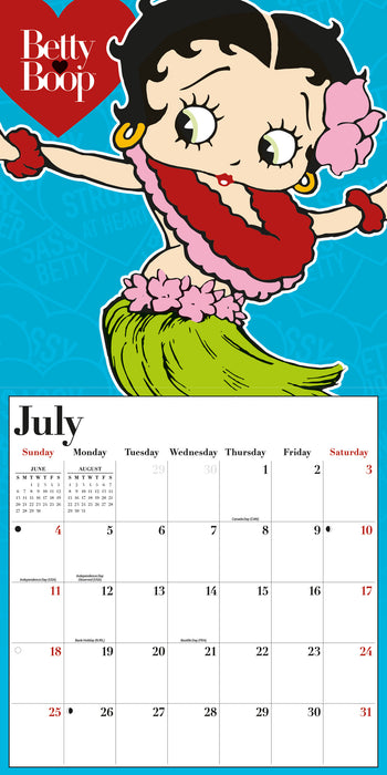 Betty Boop 2027 Square Wall Calendar