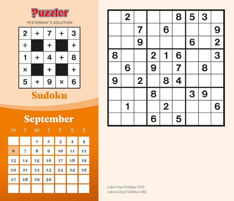 Mind Games Puzzler 2027 Page-A-Day Calendar