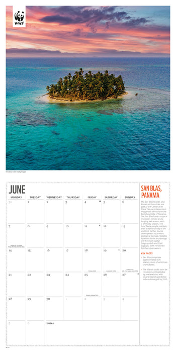 WWF Fragile Earth 2027 Square Wall Calendar