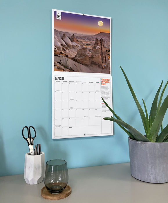 WWF Fragile Earth 2027 Square Wall Calendar