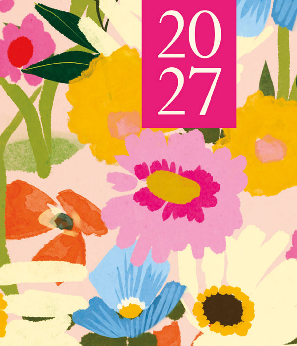 Fashion Diary Pretty Flowers 2027 Pocket Diary