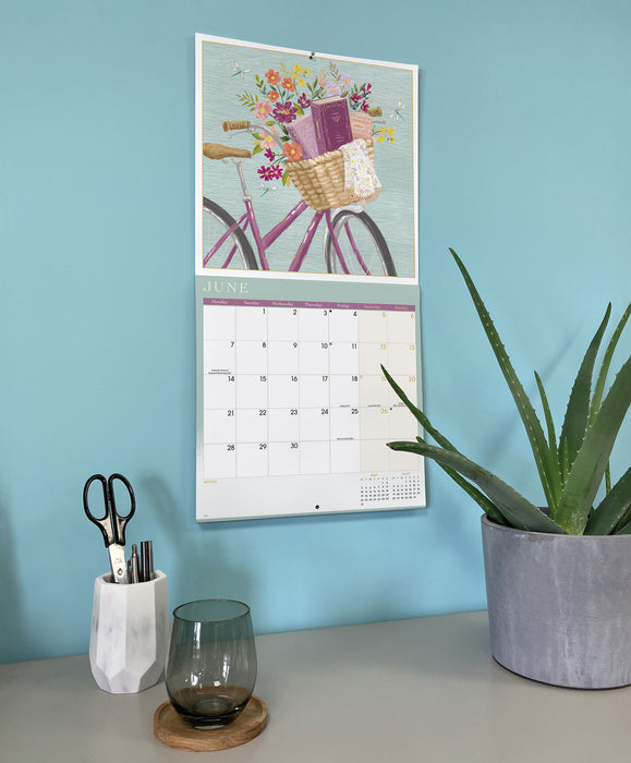 Book Lovers Orchard Design 2027 Square Wall Calendar