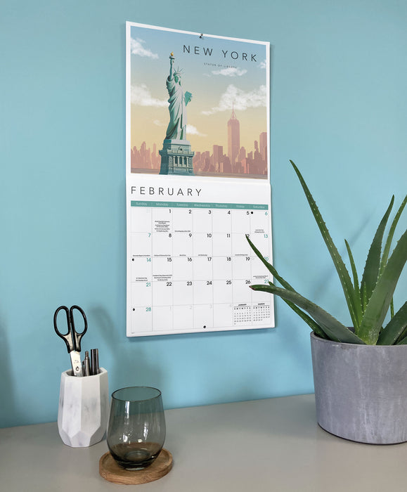 City Chic  Orchard Design 2027 Square Wall Calendar