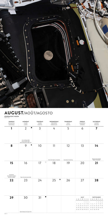 Artemis II 2027 Square Wall Calendar