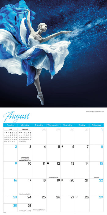 Ballet 2026 Square Wall Calendar