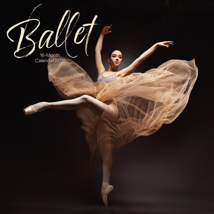 Ballet 2026 Square Wall Calendar