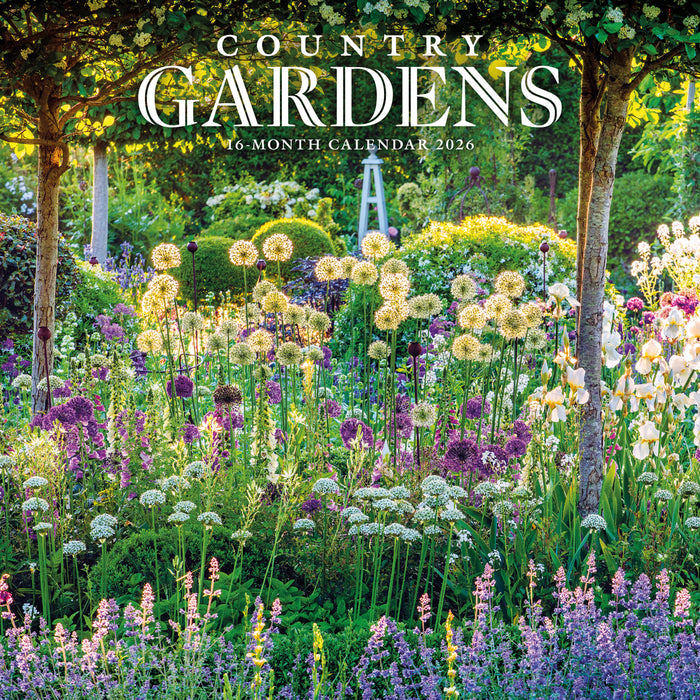 Country Gardens 2026 Square Wall Calendar
