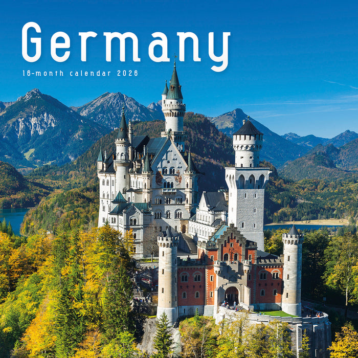 Germany 2026 Square Wall Calendar