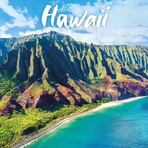 Hawaii 2026 Square Wall Calendar