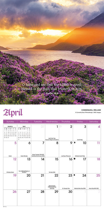 Psalms 2026 Mini Wall Calendar