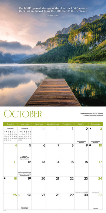 Psalms 2026 Square Wall Calendar
