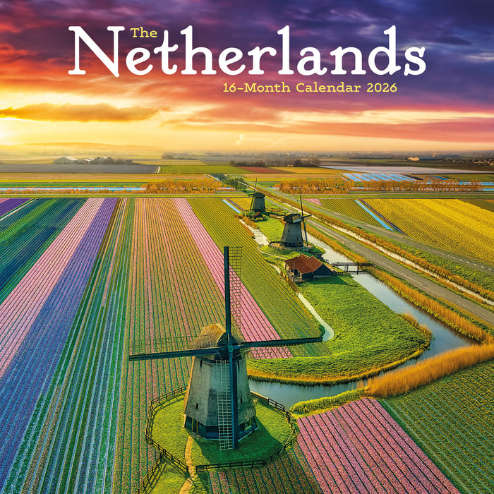 The Netherlands 2026 Square Wall Calendar