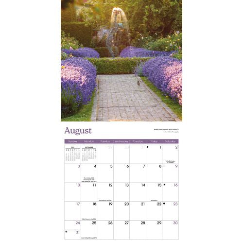 2025 Gardens Mini Wall Calendar