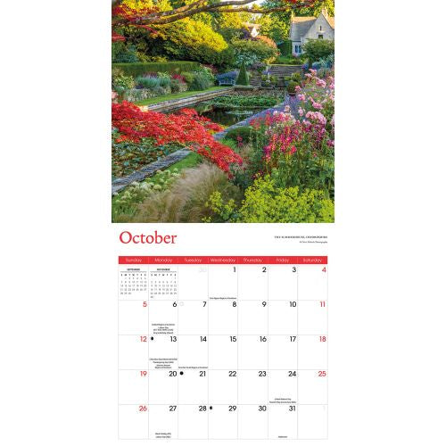 2025 Country Gardens Wall Calendar