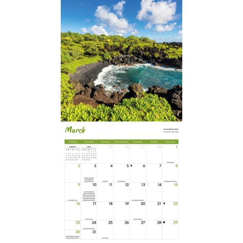 2025 Hawaii Wall Calendar