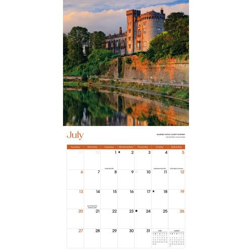2025 Ireland Wall Calendar