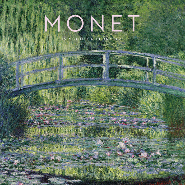 2025 Monet Wall Calendar