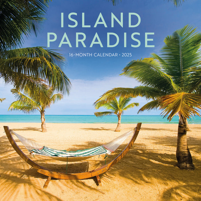 2025 Island Paradise Mini Wall Calendar