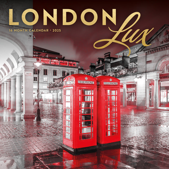 2025 London Lux Wall Calendar