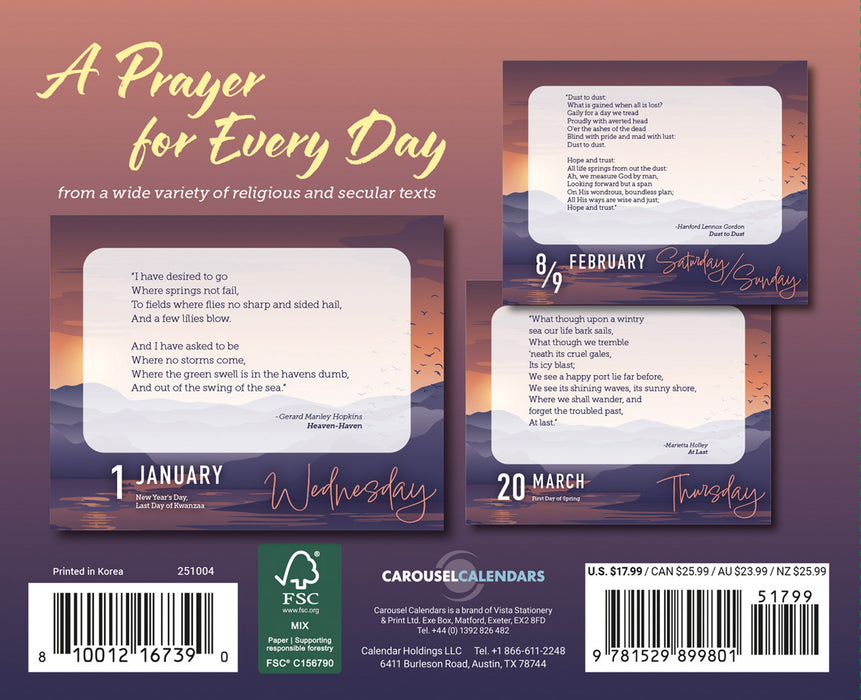 2025 Prayer for Every Day Page-A-Day Calendar
