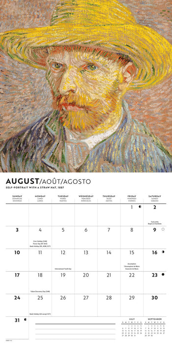 2025 Van Gogh Mini Wall Calendar