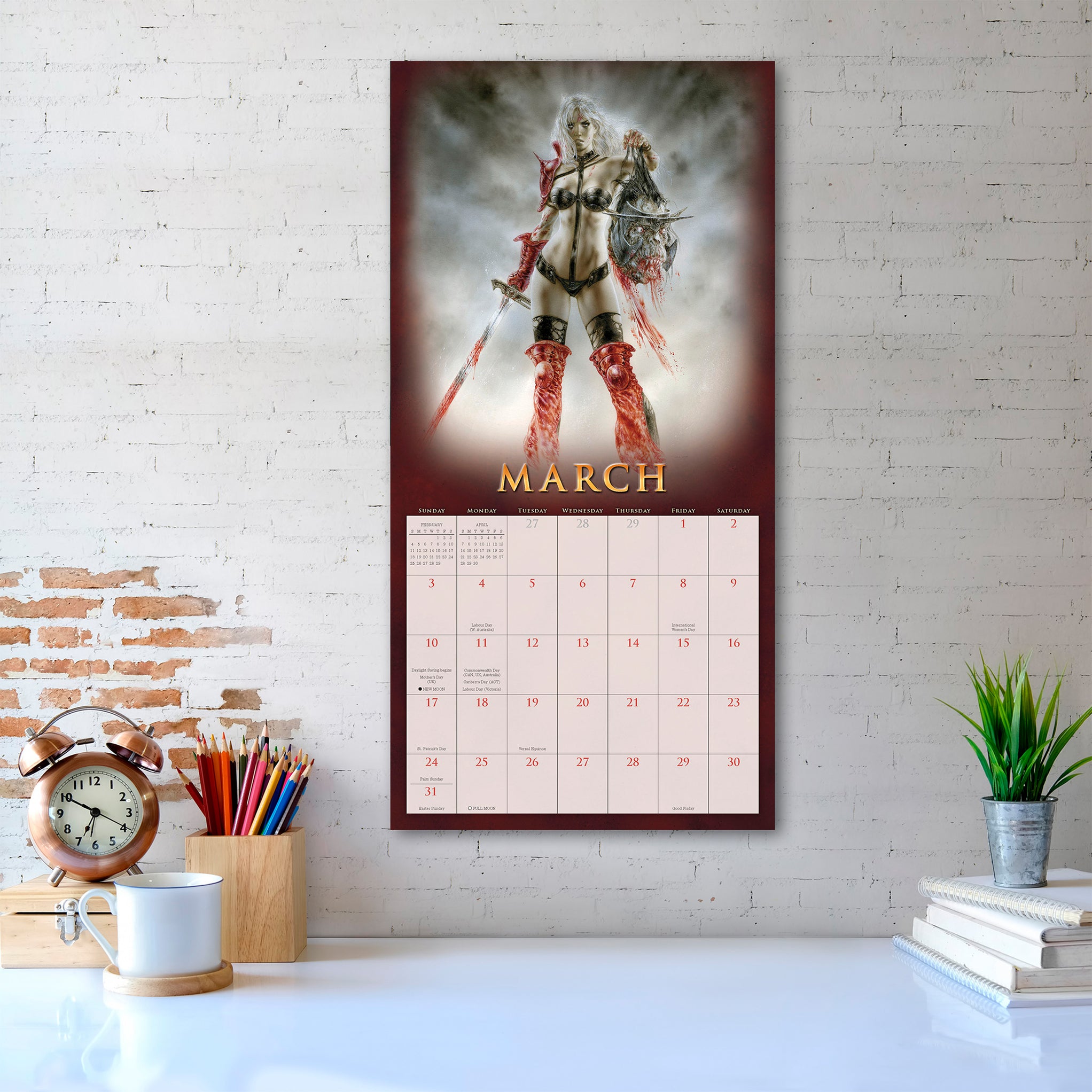 2024 The Fantasy Art of Royo Wall Calendar Exclusive)