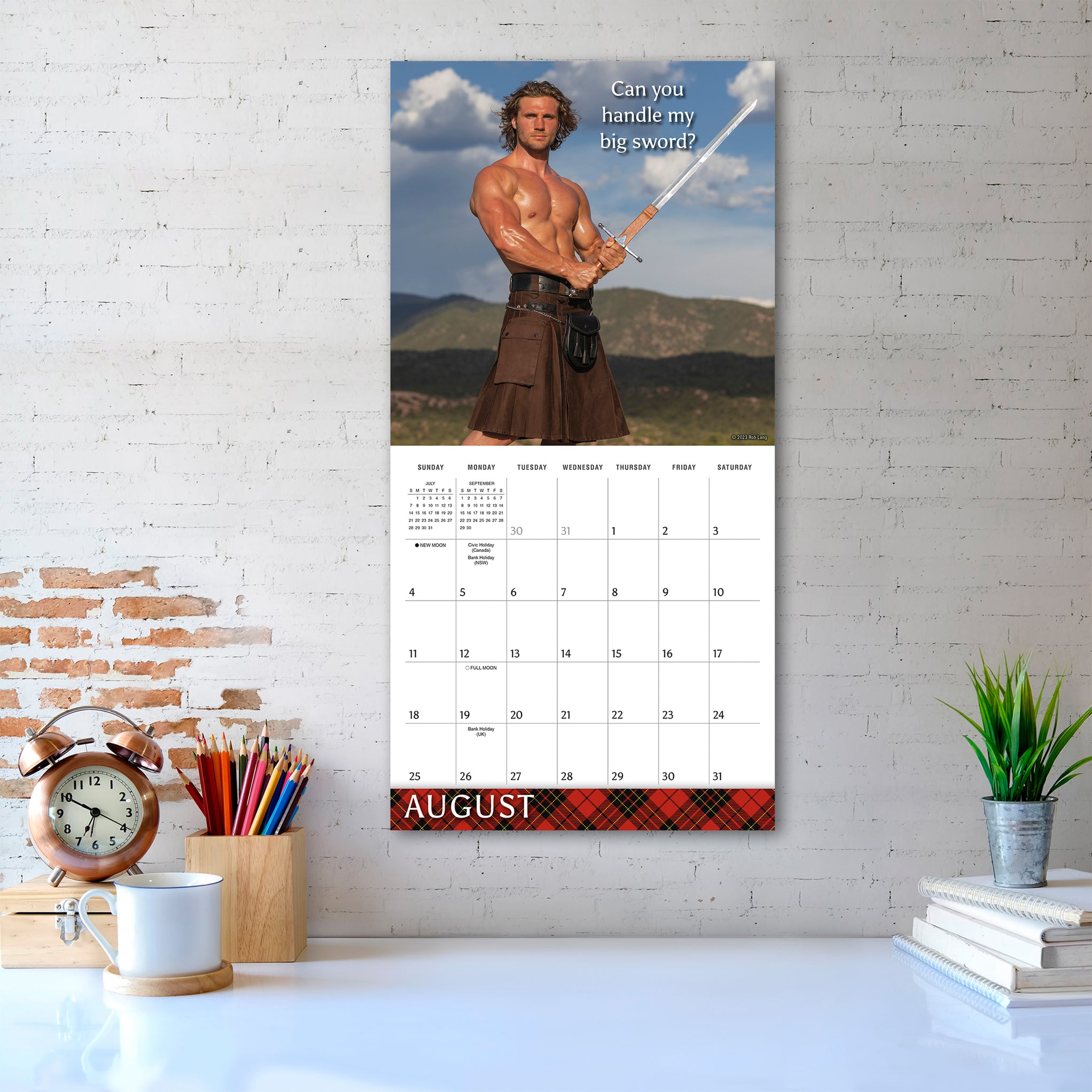 2024 Kilty Pleasures Wall Calendar — Calendar Club