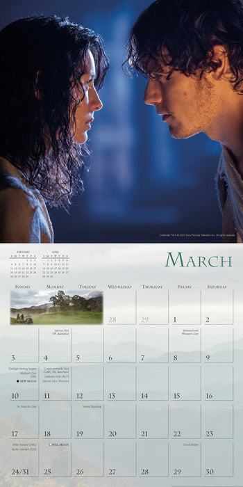 2024 Outlander Wall Calendar