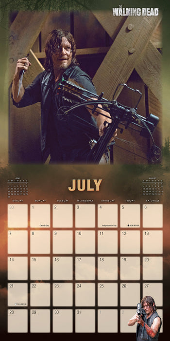 2024 The Walking Dead Wall Calendar