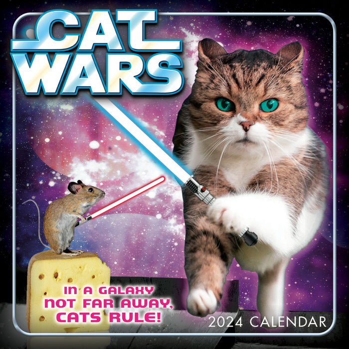 2024 Cat Wars Mini Wall Calendar