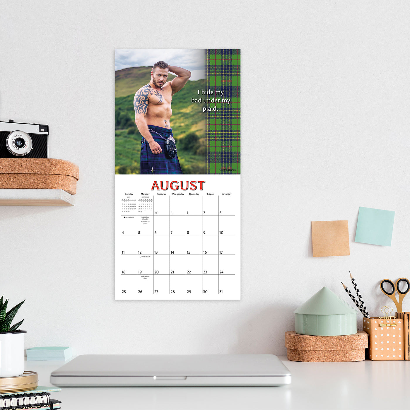 2024 Kilty Pleasures Mini Wall Calendar — Calendar Club