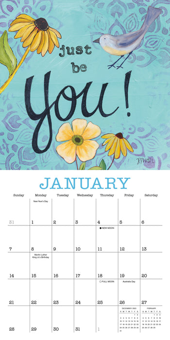2024 A Year of Hope and Inspiration Mini Wall Calendar