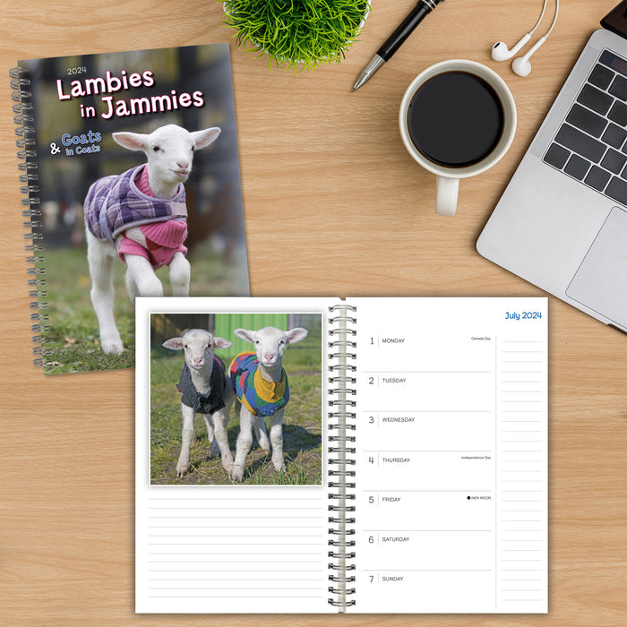 2024 Lambies in Jammies & Goats in Coats Diary
