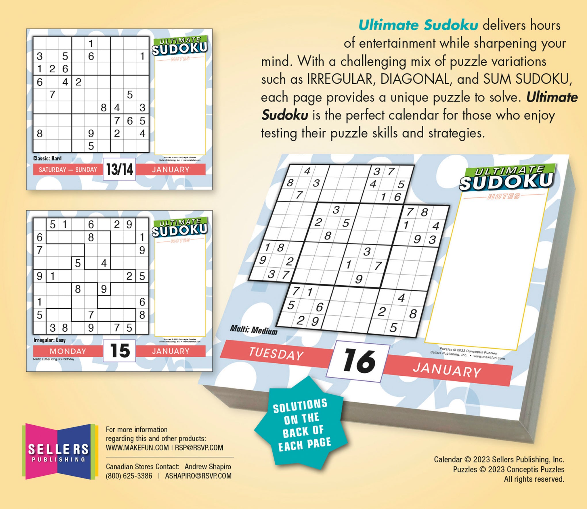 2024 Ultimate Sudoku PageADay — Calendar Club