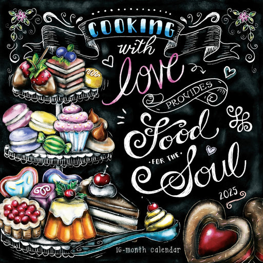 2025 Cooking with Love Provides Food for the Soul Wall Calendar by  Sellers Publishing Inc from Calendar Club