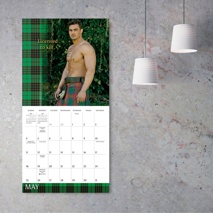 2025 Kilty Pleasures Wall Calendar