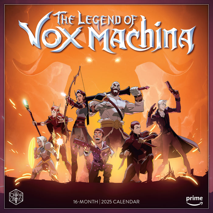 2025 Legend of Vox Machina Wall Calendar (Online Exclusive) by  Sellers Publishing Inc from Calendar Club