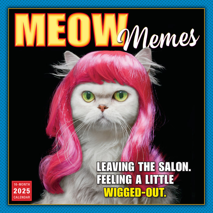 2025 Meow Memes Wall Calendar