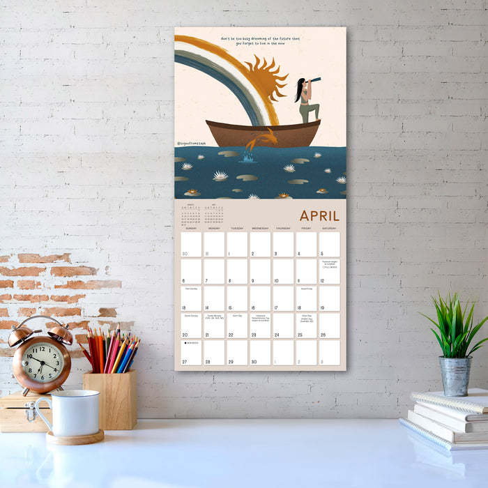 2025 Grow with the Flow Wall Calendar