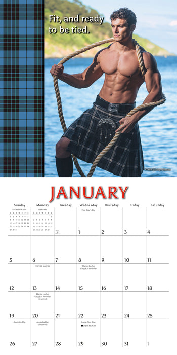 2025 Kilty Pleasures Mini Wall Calendar