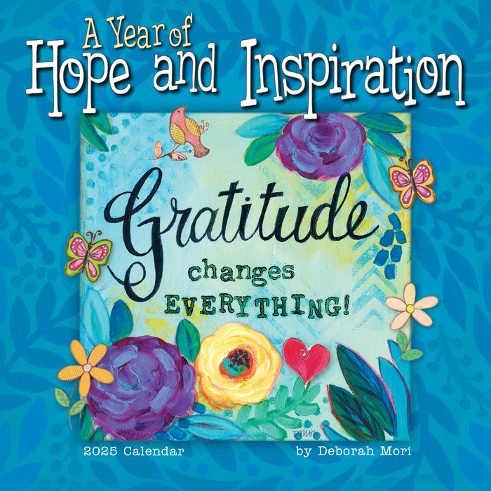 2025 A Year of Hope and Inspiration by Deborah Mori Mini Wall Calendar