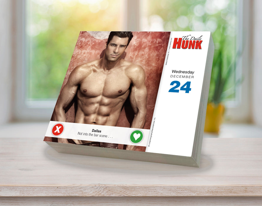 2025 Daily Hunk Page-A-Day Calendar