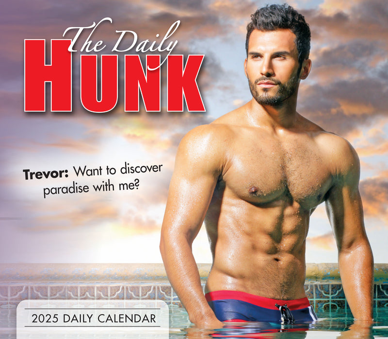 2025 Daily Hunk Page-A-Day Calendar