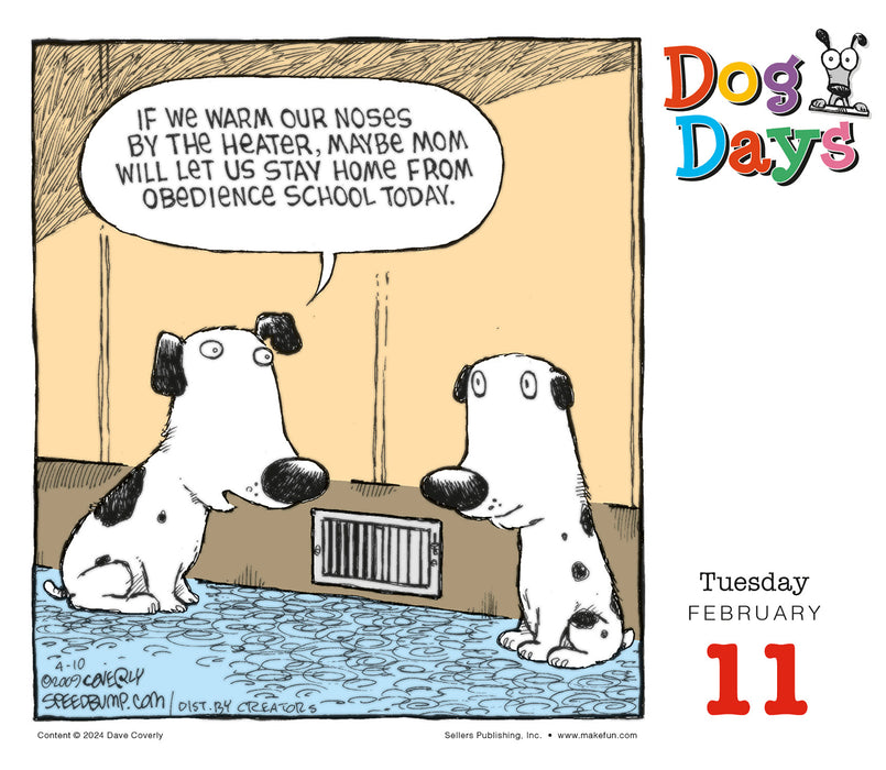 2025 Dog Days by Dave Coverly Page-A-Day Calendar