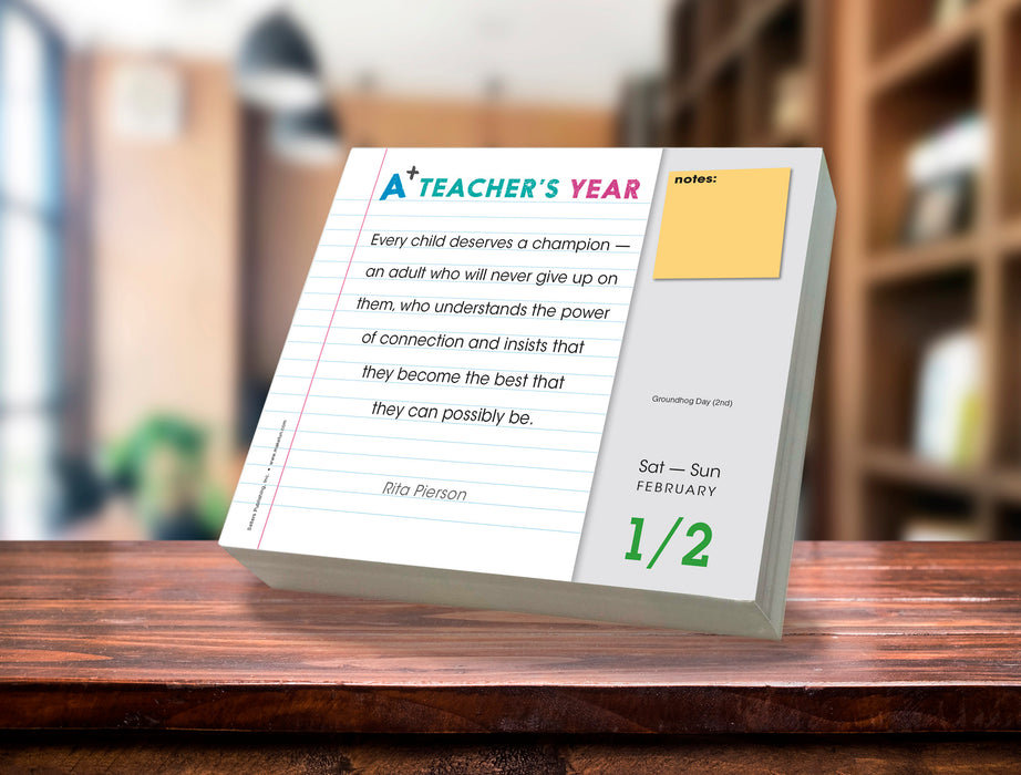 2025 A Teacher's Year: Daily Quotes & Inspirations Page-A-Day Calendar