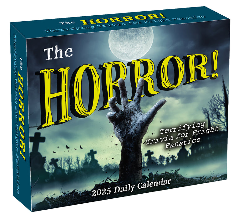 2025 The Horror! Terrifying Trivia for Fright Fanatics Page-A-Day Calendar