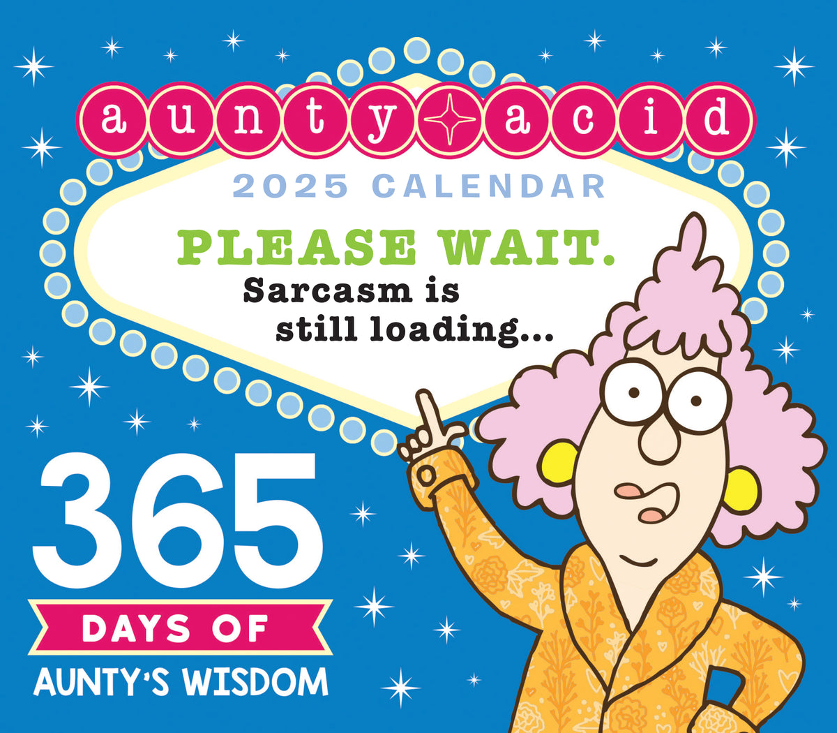 Calendar Club 2025 Aunty Acid PageADay Calendar
